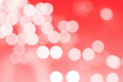 Defocused image of lights