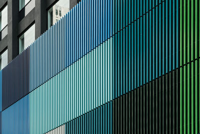 Colorful wall of building