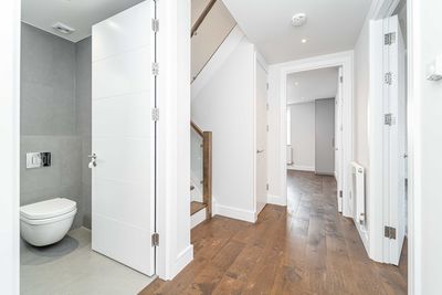 Interior of bathroom