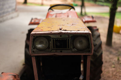 Tilt-shift of tractor