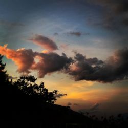 Scenic view of landscape against cloudy sky