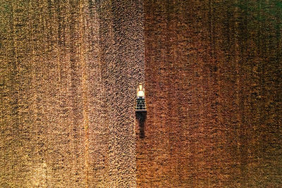 High angle view of city