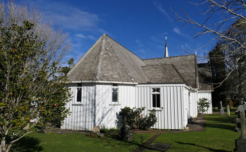 Shot of religious christian or catholic chapel and altar for worshippers
