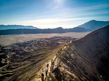 Panoramic view of landscape against sky