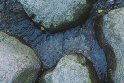 Full frame shot of water in rock