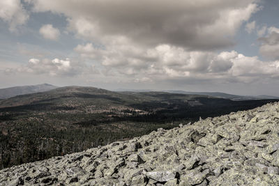 Scenic view of landscape against sky