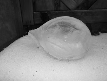 Close-up of bread in plate