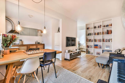 Interior of domestic living room