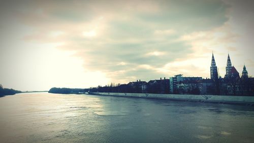 River with buildings in background