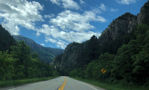 Drive along the crystal river in colorado