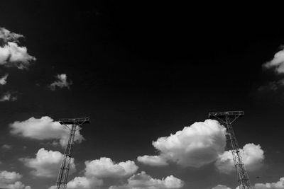 Low angle view of cloudy sky