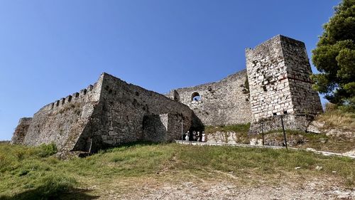 Old berat castle ruins against sky