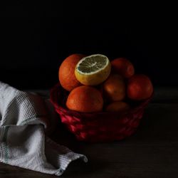 Close-up of food on table