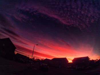 Scenic view of sky at night