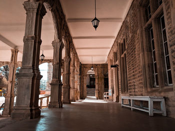 Corridor of historic building