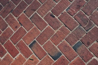 Full frame shot of tiled floor