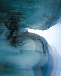 Scenic view of frozen sea