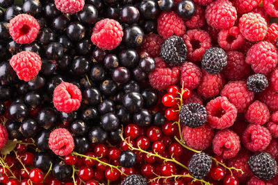 Full frame shot of strawberries