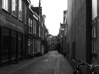 Street amidst buildings in city