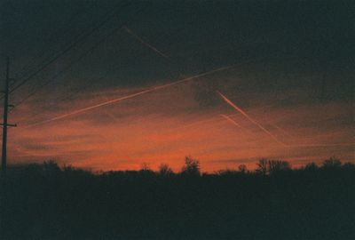 Scenic view of sky during sunset