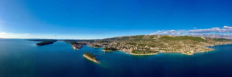 Panoramic view of sea against sky