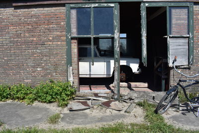 View of abandoned building