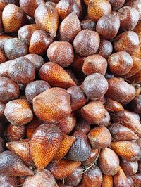 Full frame shot of fruits for sale in market