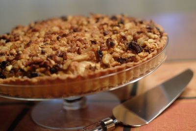 Close-up of homemade dessert