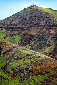 Idyllic view of mountain against sky