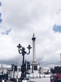 Low angle view of a statue