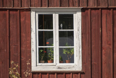 Window of building