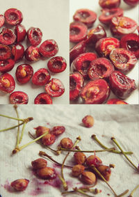 Close-up of red chili peppers