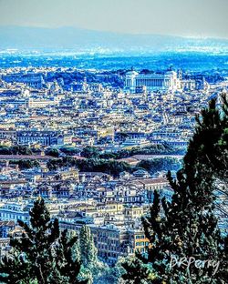 Aerial view of cityscape