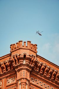 Low angle view of historic building against sky