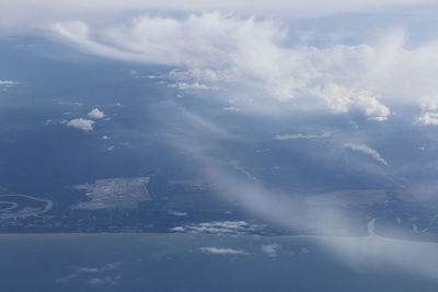 Low angle view of clouds in sky