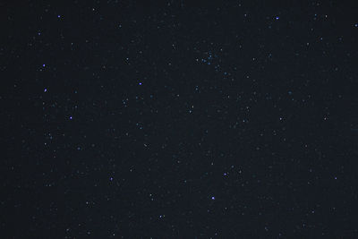 Star field against sky at night