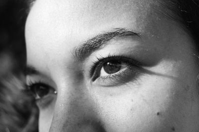 Close-up portrait of woman