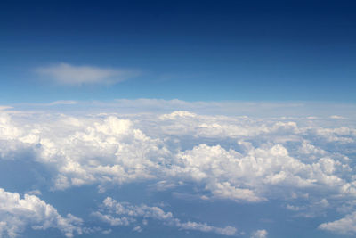 Low angle view of clouds in sky