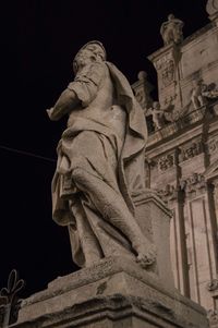 Low angle view of statue