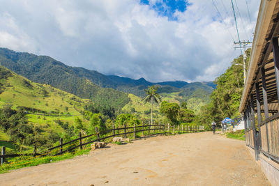 Scenic view of landscape against sky