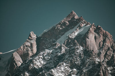 Low angle view of mountain against sky