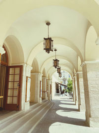 Interior of historic building