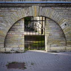 Entrance of old building