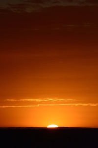 Scenic view of sky during sunset