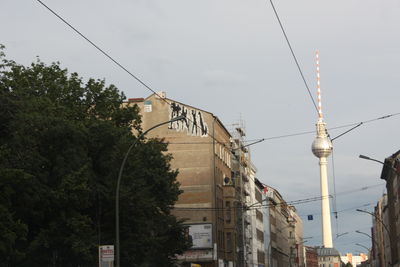 Low angle view of building against sky