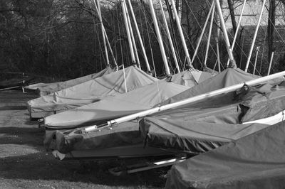 Boats in river