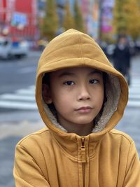 Portrait of an asian boy.