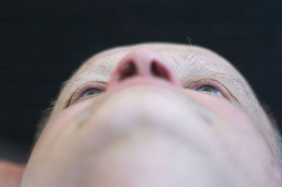 Close-up of man face