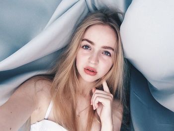 Portrait of young woman