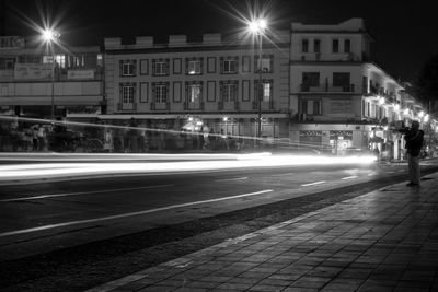 City street at night